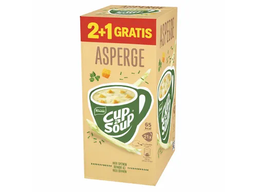 Cup a Soup Knorr Soep asperge 2+1 Gratis