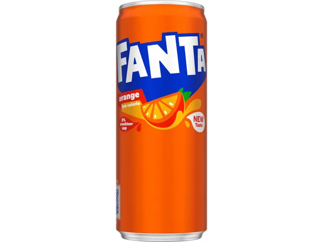 Fanta Orange Frisdrank sleek blik 33cl 24 stuks