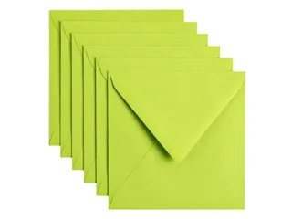 Envelop Papicolor 140x140mm appelgroen pak à 6 stuks - 1