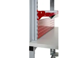 HR-aanbouwprofiel lang,v. paktafel,HxBxD 1725x80x40mm