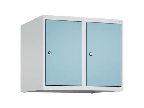 opzetkast,v. locker,2vak.,vak B 300mm,HxBxD 500x600x500mm,cilinderslot