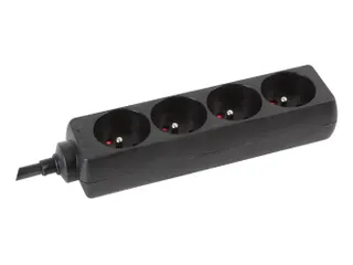 4-Voudige Stekkerdoos Met Krimpkous - 3G1.5 - 5m - Penaarde - 2