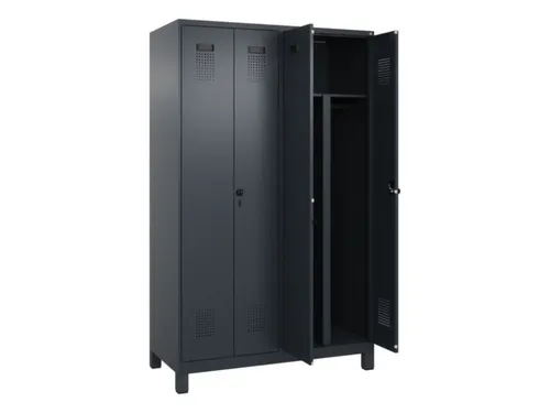 PBM-locker,HxBxD 1950x1200x500mm,4vak,vak B 300mm,draaigrendel