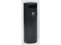 Combi-Asbak 90 Liter 1245x420mm Ral7021 Antraciet Afsluitbaar Staal