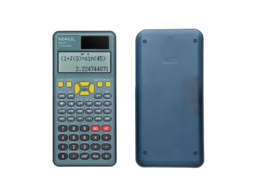 Wetenschappelijk Bureaurekenmachine MSC 417 Solar Batterij blauw zwart