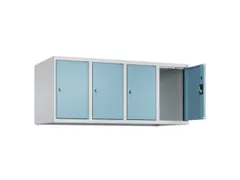 opzetkast,v. locker,4vak.,vak B 300mm,HxBxD 500x1200x500mm