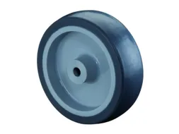 wiel,draagverm. 70kg,rubber-banden,ØxB 125x28mm,glijlager,naaf L 32mm