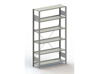 dossierstelling,grondveld,HxBxD 1850x1056x336mm,vaklast 80kg - 1