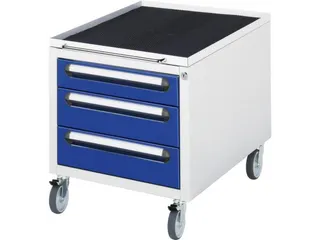 verrijdbaar ladeblok,v. werkbank,HxBxD 540x480x600mm,3lade(n) - 2