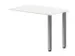 table de rallonge,haut. régl.,HxlxP 720-840x1000x600mm,Bl-blanc