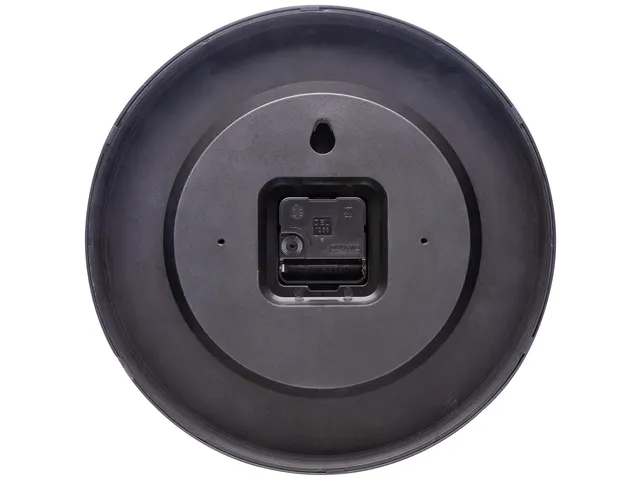 Horloge murale NeXtime 'Worldtour' Ø30cm plastique noir