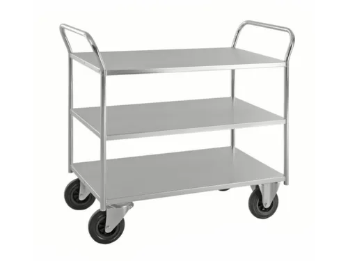 etagewagen,draagverm. 400kg,3etage(s),laadvl. LxB 940x440mm,staaletage
