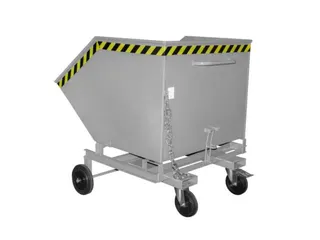 Kiepwagen,waterdicht,HxLxB 1290x1420x1340mm,1m³,draagverm. 300kg - 2