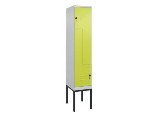 Z-garderobekast,HxBxD 2120x400x500mm,vak B 200/400mm,draaigrendel - 1