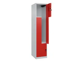 Z-garderobekast,HxBxD 1850x400x500mm,vak B 200/400mm,draaigrendel - 2