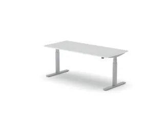Elektrisch ihv bureau,HxBxD 650-1310x1800x800mm,blad wit - 1