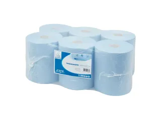 Handdoekrol 120665 Euro mini matic CEL Blauw 2-laags 6 Rol - 1