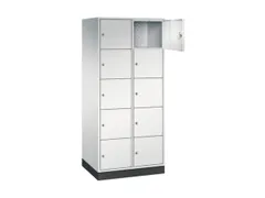grootvolume-lockersysteem,RAL 7035,HxBxD 1950x820x600mm,2x5vakken