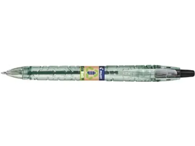 Balpen Pilot B2P Ecoball Begreen 1.6mm Extra Breed Zwart 10 stuks
