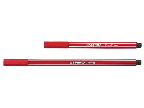 Viltstift STABILO Pen 68 Animal Vibes mini medium assorti 8 stuks