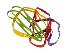 Kruisbandelastiek Alco 100gr 150x11mm assorti