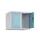 opzetkast,v. locker,2vak.,vak B 300mm,HxBxD 500x600x500mm,cilinderslot