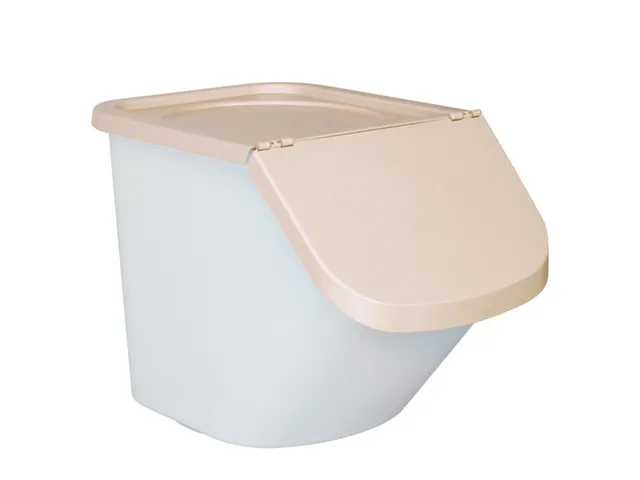ingrediëntendispenser,HxBxD 450x430x610mm,40l,PP,bak/deksel wit/beige