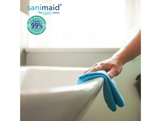 Sanimaid Microvezeldoeken Antibacterieel Set Blauw en Rood