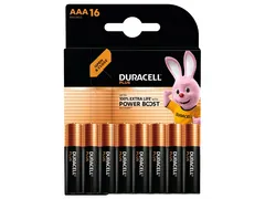 Batterij Duracell Plus Powerboost AAA 16 stuks