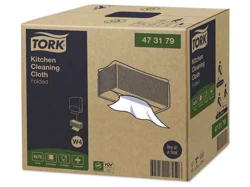 Tork 473179 Kitchen Cleaning Gevouwen Reinigingsdoek Wit