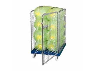rolcontainer,draagverm. 500kg,LxB 815x724mm,nuttige H 1020mm - 2