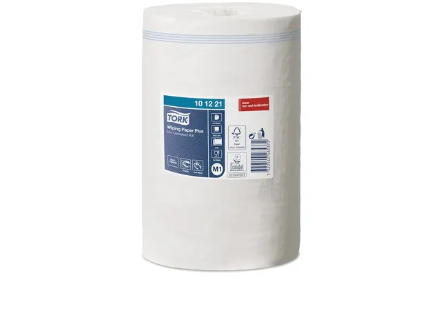 Poetsrol Tork M1 101221 2-laags 21.5x75m 11 Rollen Wit
