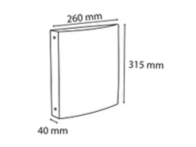 OUTLET Ringband Aquarel A4 2R 25mm roze