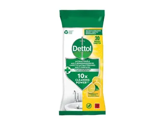 Reinigingsdoekjes Dettol antibacterieël Citrus 30 stuks - 1