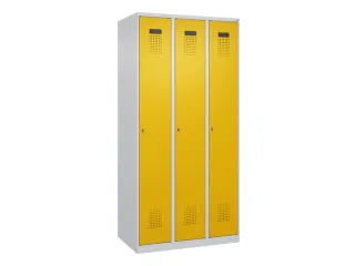 locker voor scheiding van kleding,HxBxD 1850x900x500mm,3vak - 2