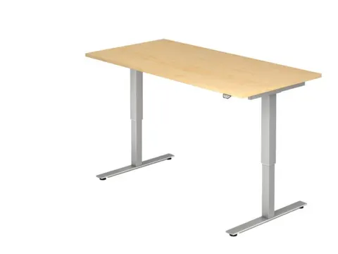 Elektrisch in hgte vst. zit-sta-bureau,HxBxD 730-1190x1600x800mm