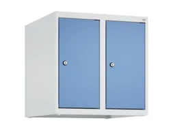 opzetkast,v. locker,2vak.,vak B 250mm,HxBxD 500x500x500mm,vleugeldeur