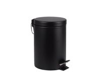 Afvalbak BRASQ pedaalemmer 12 liter zwart