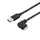 Slanke Micro USB 3.0 kabel haaks naar rechts 1 Meter