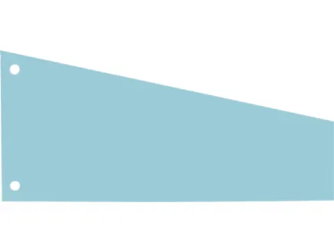 Scheidingsstrook Oxford trapezium 240x105/55mm 190gr blauw