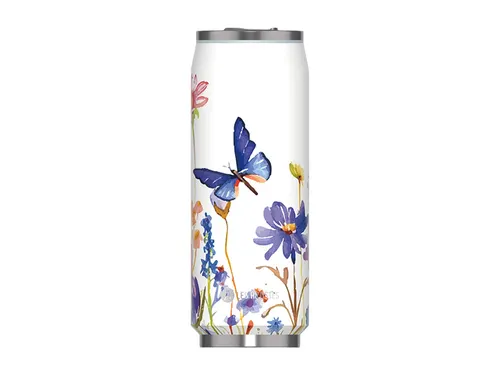 Thermosbeker Les Artistes Paris blik 500ml Floral Butterfly met geïnt