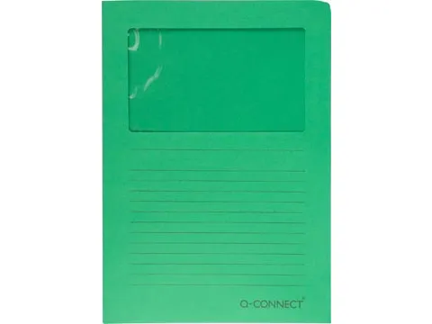 L-Map Met Venster A4 120 Grams 100 stuks Groen