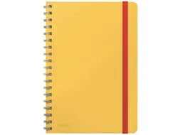 Notitieboek Leitz Cosy B5 lijn spiraal geel