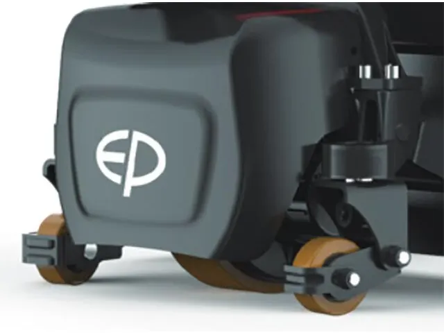 Steunwielen,V. Pallethefwagen