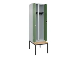 locker voor scheiding van kleding,HxBxD 2120x600x815mm,2vak - 2