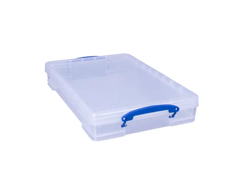 Opbergbox Really Useful 10 liter 520x340x85mm transparant wit