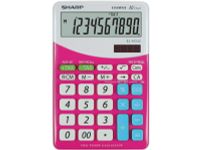 Calculator Sharp-ELM332BPK roze-wit desktop
