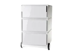 Verrijdbaar Ladeblok Hxbxd 642x390x436mm 4laden Romp Wit Front Wit