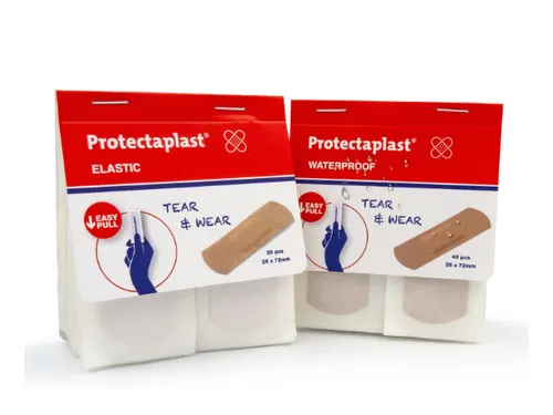 Tear & Wear Elastic Easy-Pull Pleisters 25x72mm 5 x 36 stuks