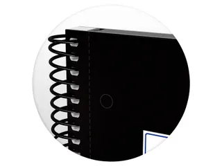 Notitieboek Classic Europeanbook A4+ 5x5 80 Vel Zwart - 3